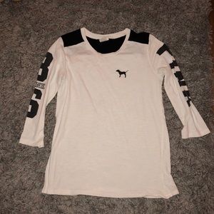 PINK Victoria’s Secret 3/4 Sleeve Shirt